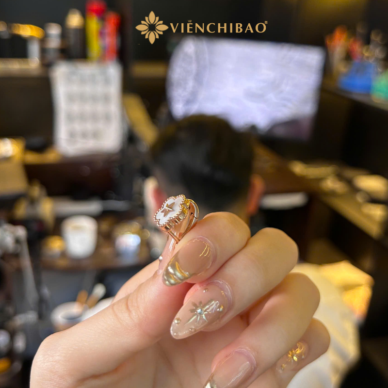Bông Tai Sao Vàng Quốc Khánh - Bạc S925 - B4029251 - HuyK Viễn Chí Bảo