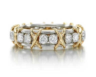Nhẫn XO Bạc Đính Đá Moissanite - Bạc S925 - HuyK Viễn Chí Bảo